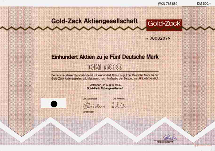 Gold Zack Ag 1996 Mettmann Barmen Elberfeld Furth Prym 500 Dm Schickedanz Quelle Ebay